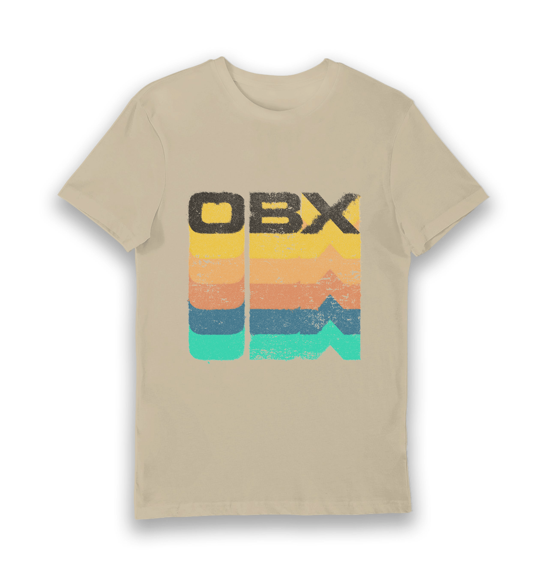 Sand Printed T-shirt Front