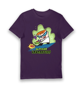 Purple Printed T-shirt Front
