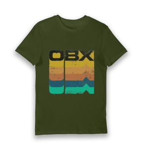 Forest Green Printed T-shirt Front
