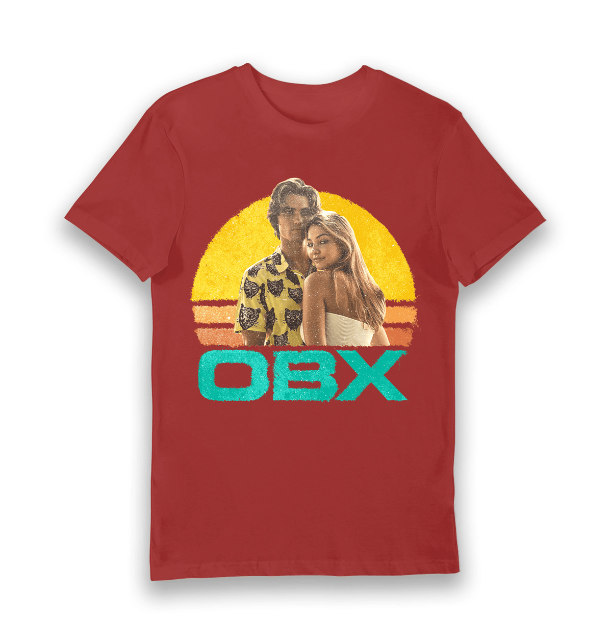 Red Printed T-shirt Front