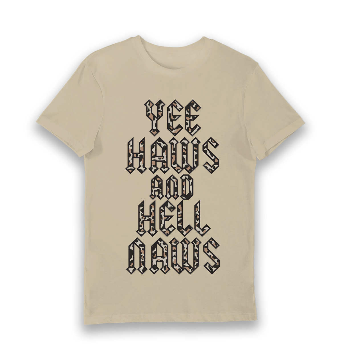 Sand Printed T-shirt Front