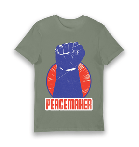 Khaki Printed T-shirt Front