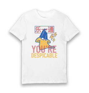 White Printed T-shirt Front