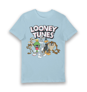 Light Blue Printed T-shirt Front