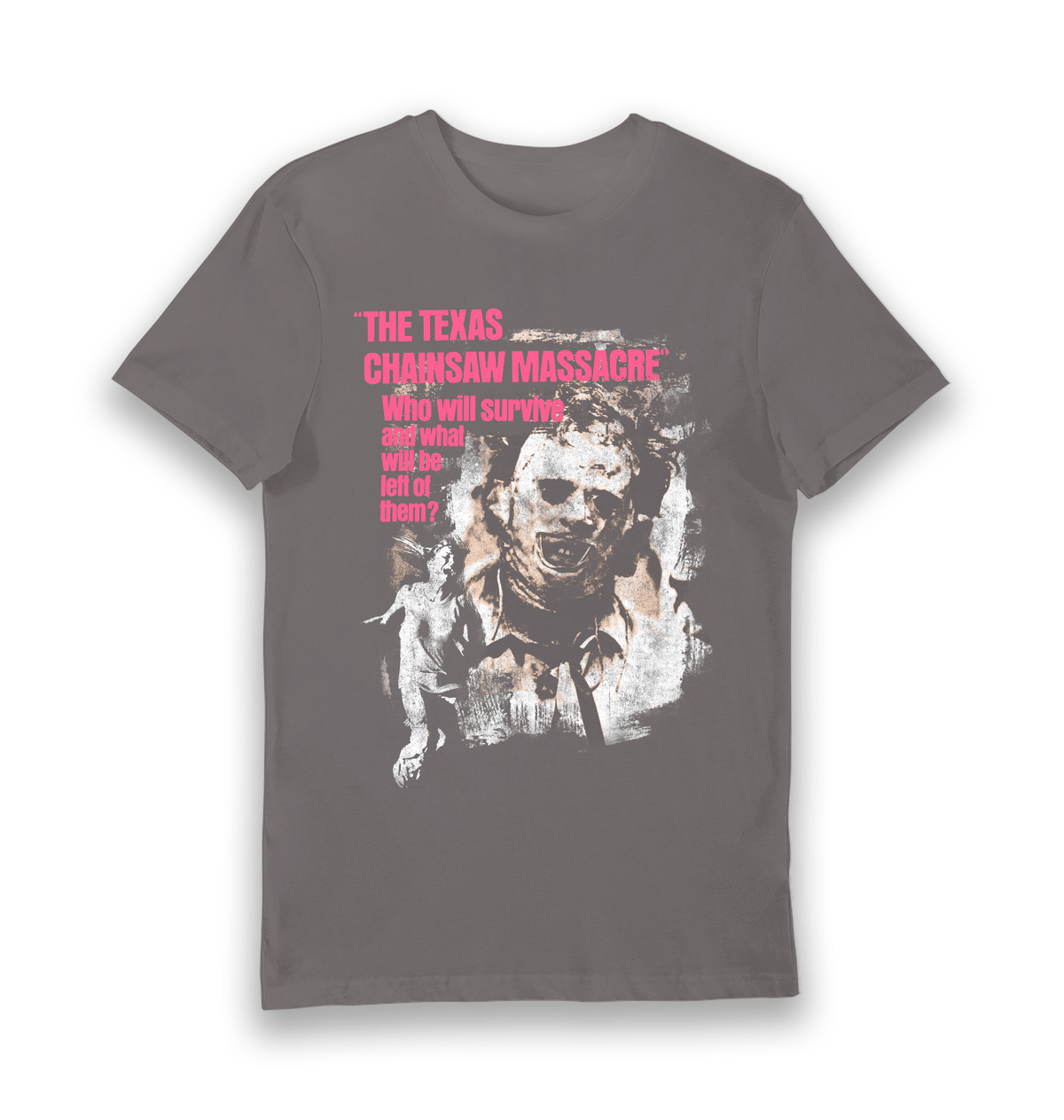Charcoal Printed T-shirt Front
