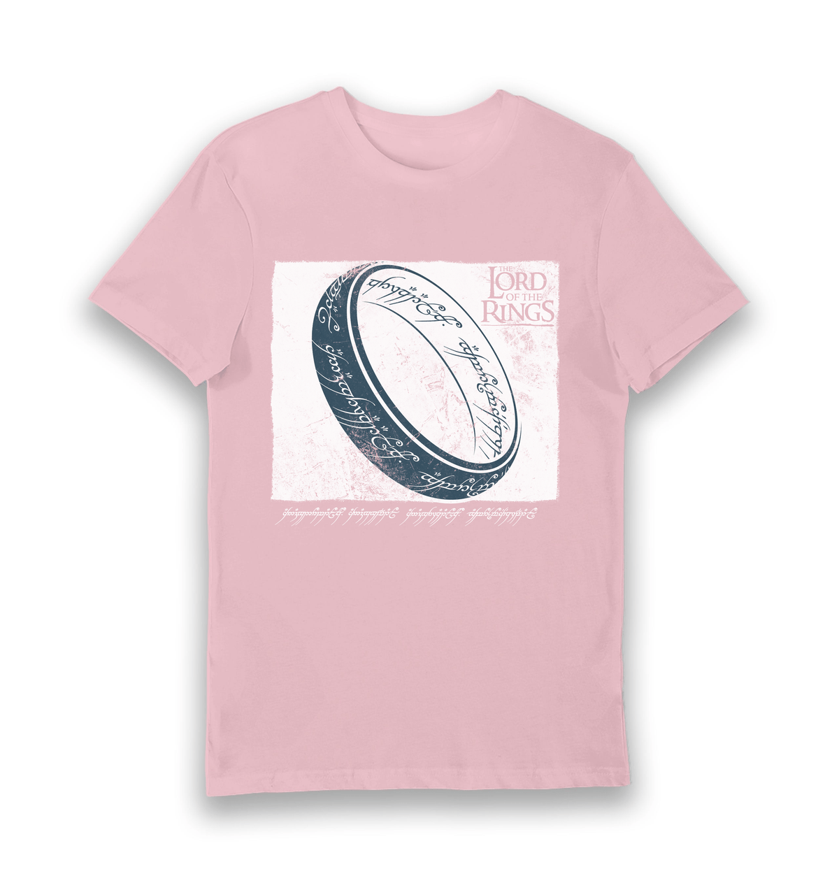 Pink Printed T-shirt Front