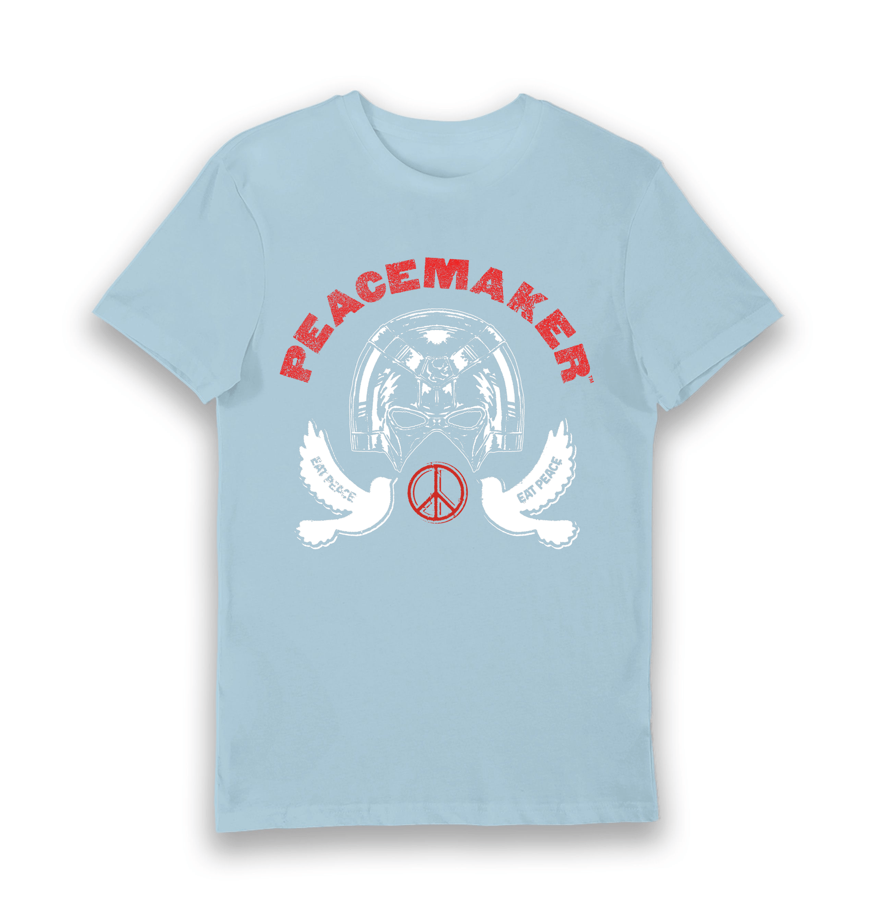 Light Blue Printed T-shirt Front