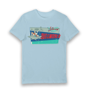 Light Blue Printed T-shirt Front