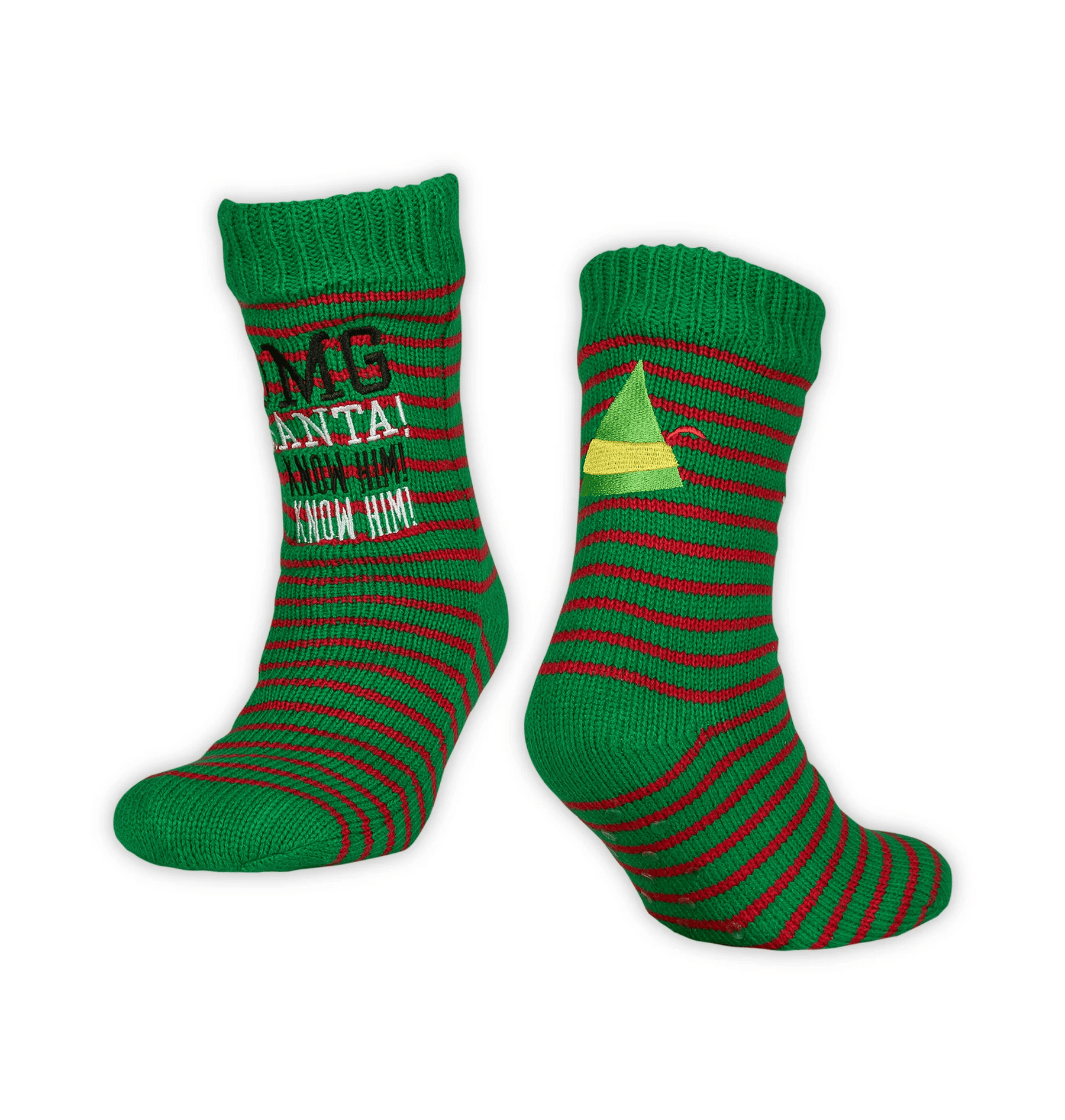 Green & Red Socks Front