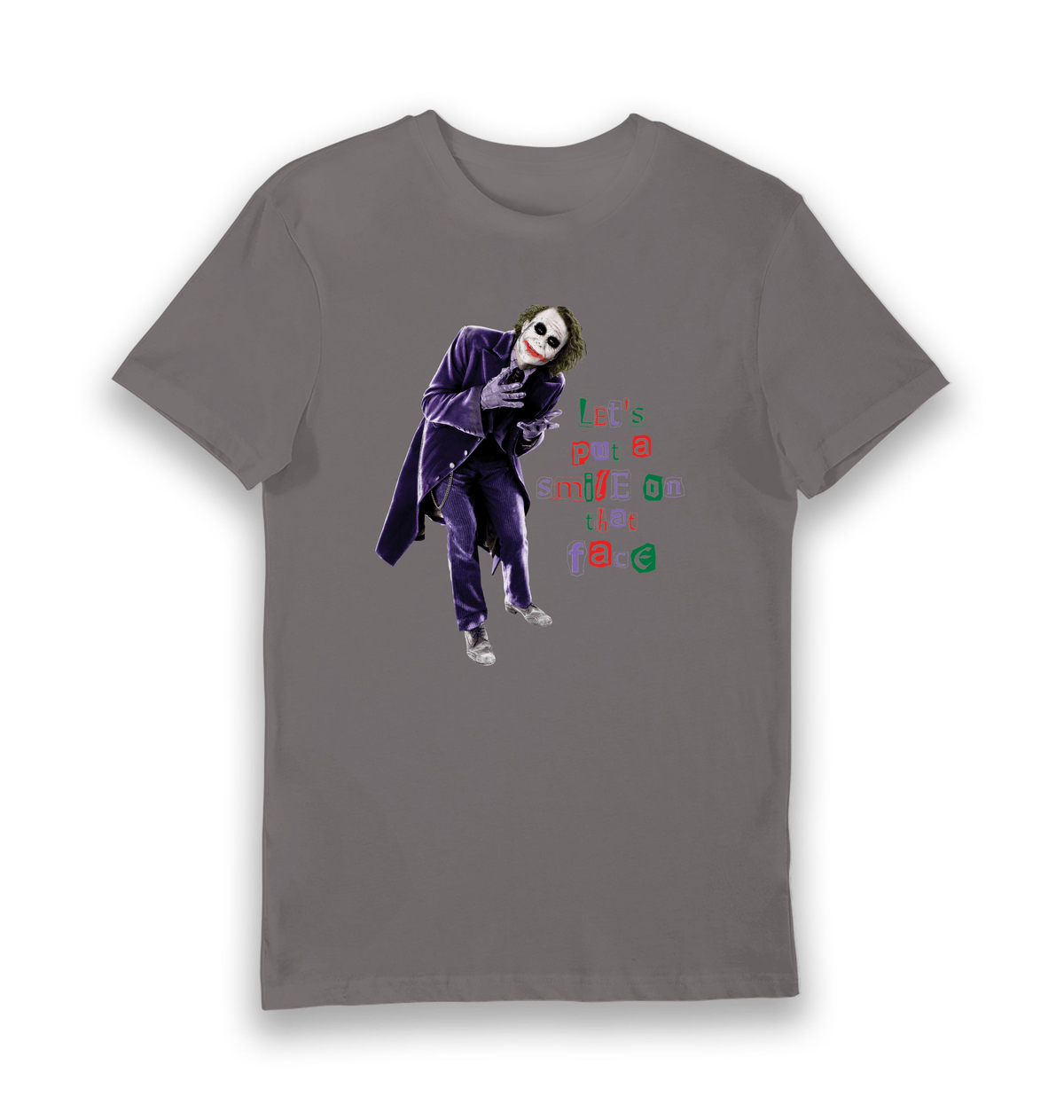 Charcoal Printed T-shirt Front