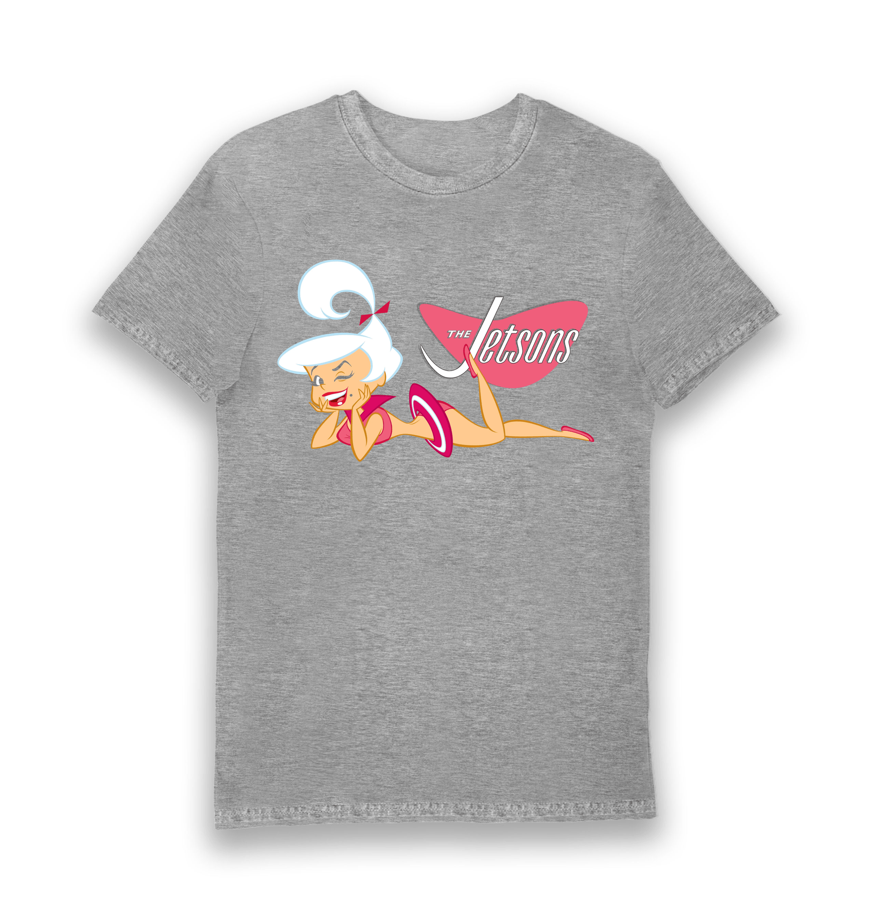 Sports Grey Printed T-shirt Front