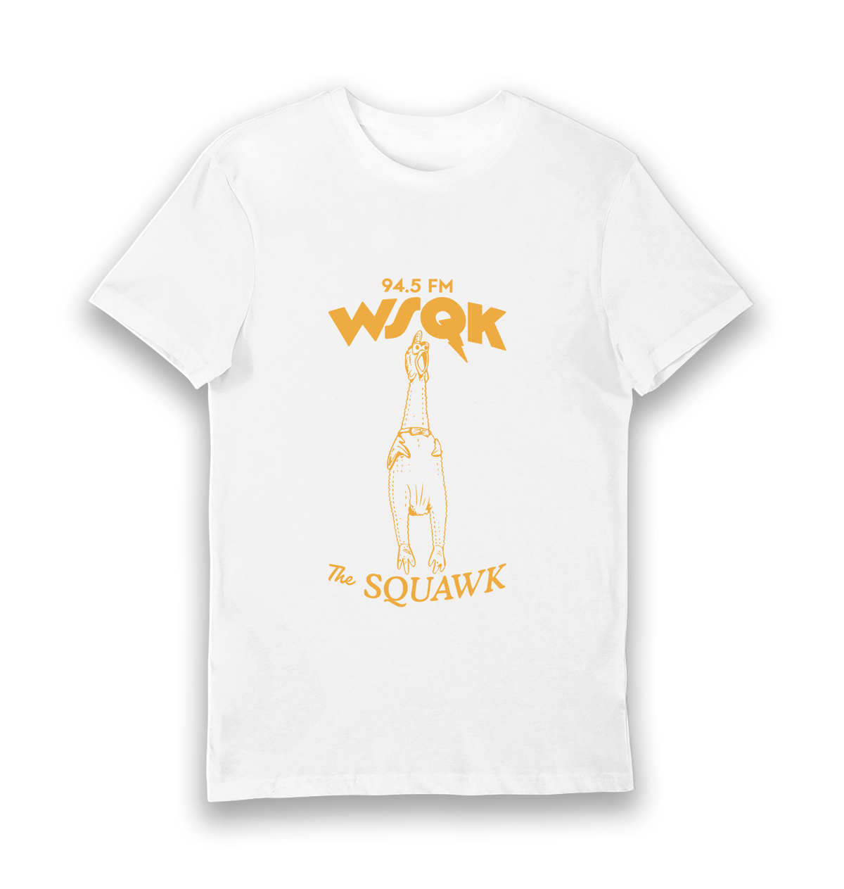 White Printed T-shirt Front