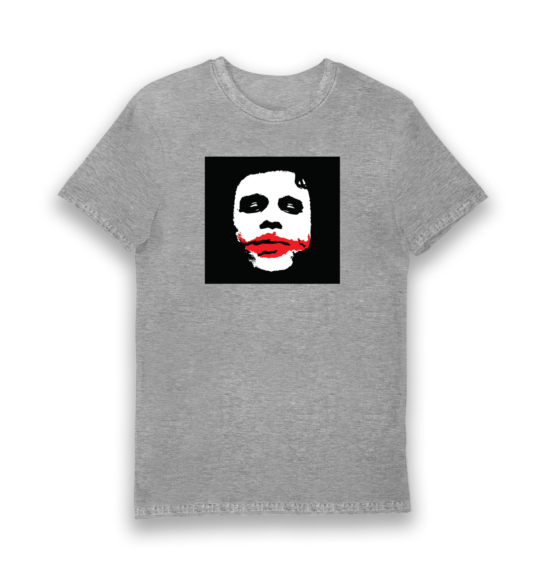 Sports Grey Printed T-shirt Front