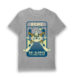 Sports Grey Printed T-shirt Front