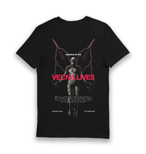 Black Printed T-shirt Back