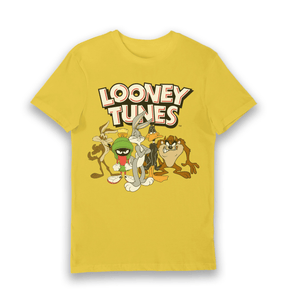 Yellow Printed T-shirt Front
