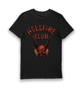Black Printed T-shirt Front