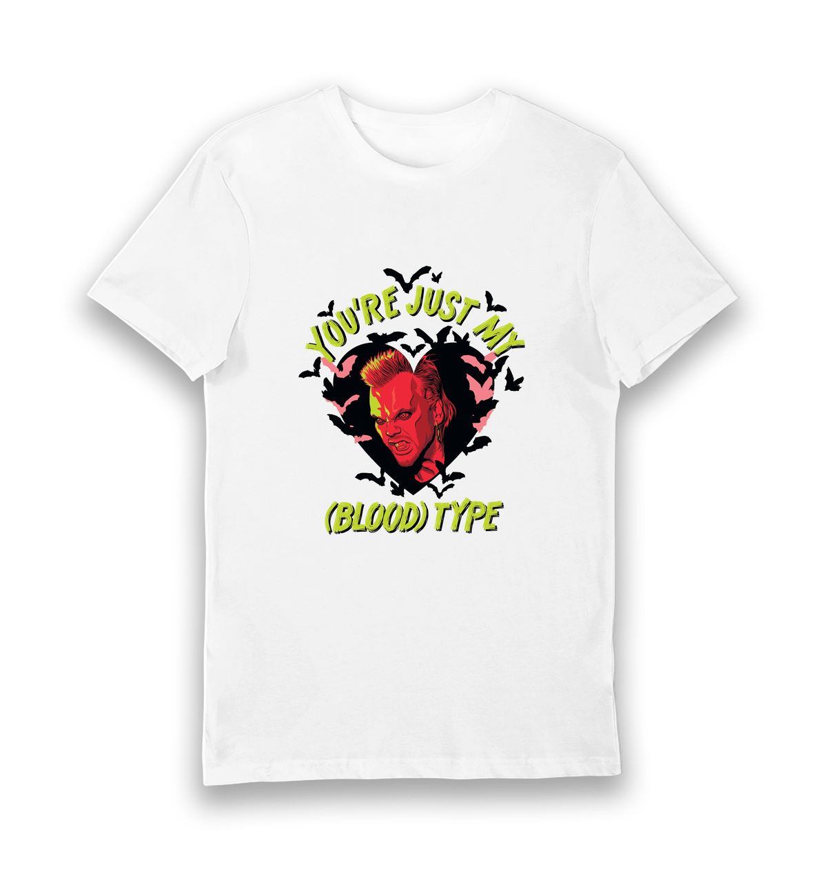 White Printed T-shirt Front