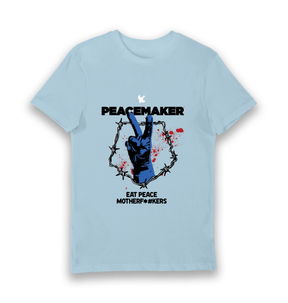Light Blue Printed T-shirt Front