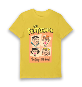 Yellow Printed T-shirt Front