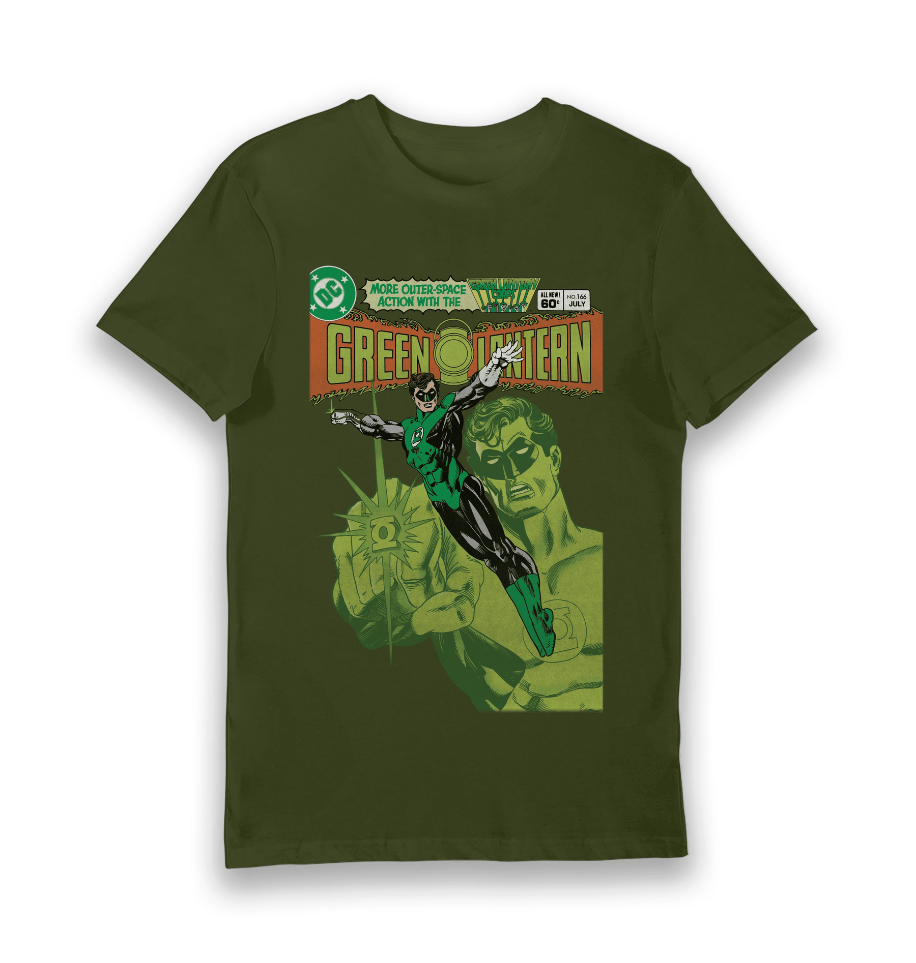 Forest Green Printed T-shirt Front