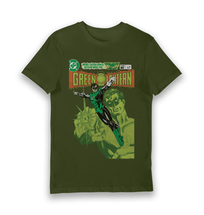 Forest Green Printed T-shirt Front