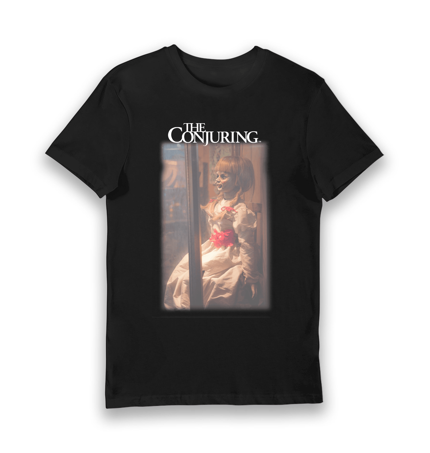 Black Printed T-shirt Front