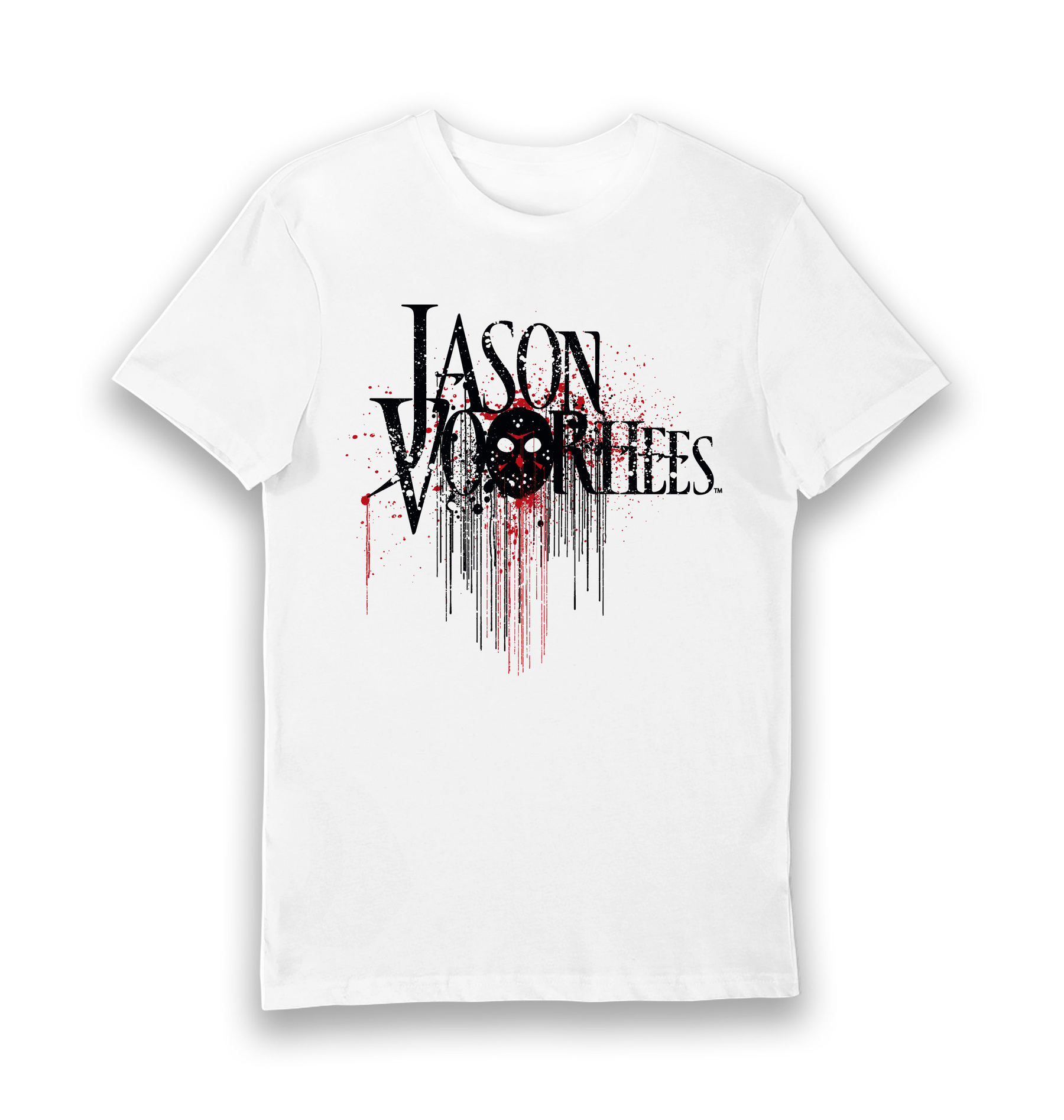 White Printed T-shirt Front