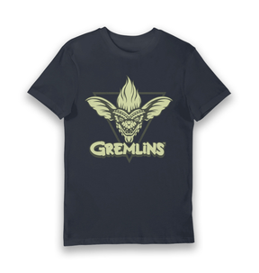 Navy Printed T-shirt Front