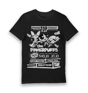 Black Printed T-shirt Front