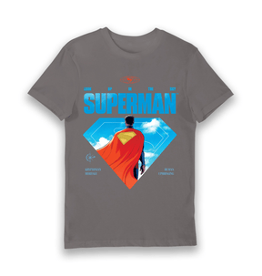 Charcoal Printed T-shirt Front
