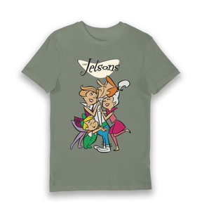 Khaki Printed T-shirt Front