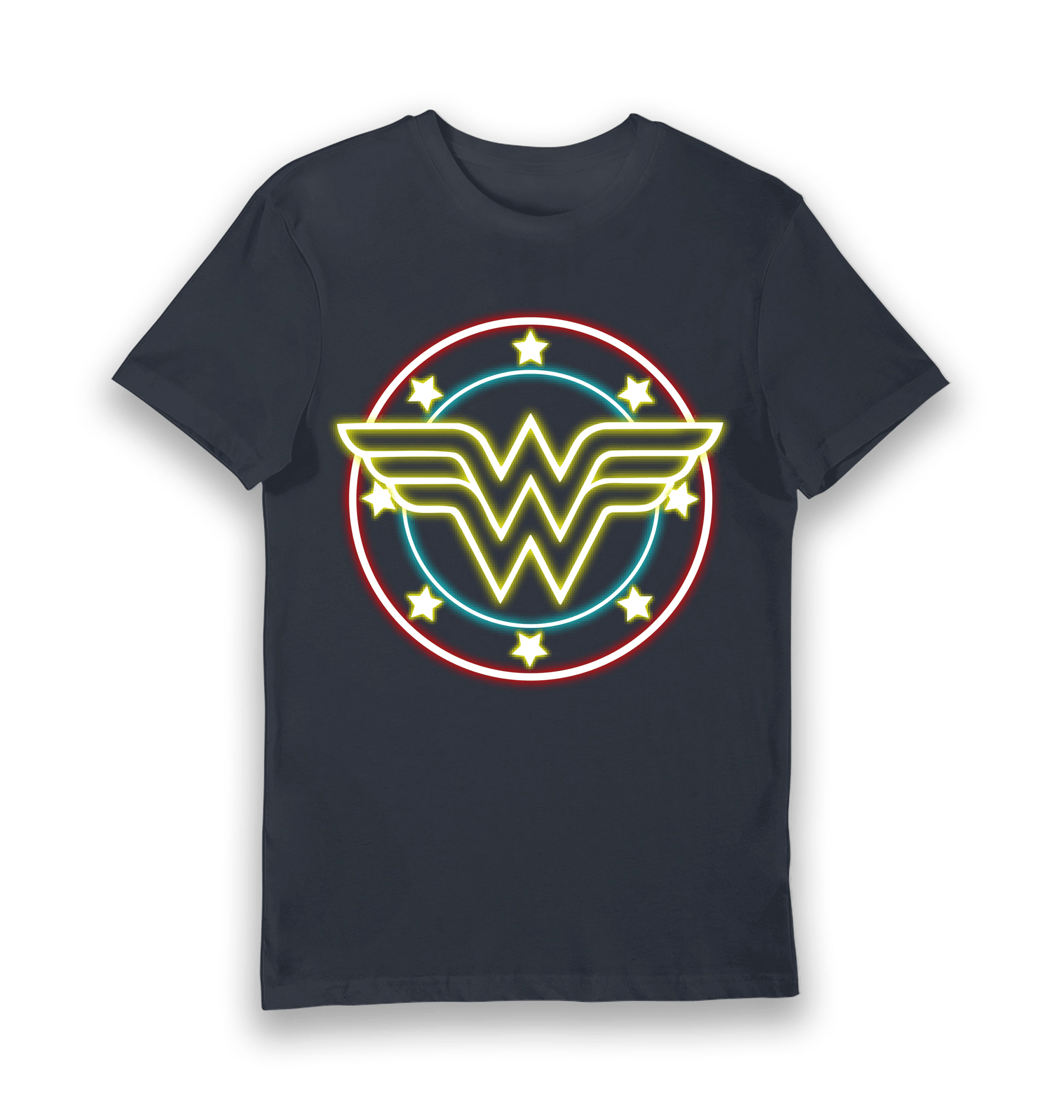 Navy Printed T-shirt Front