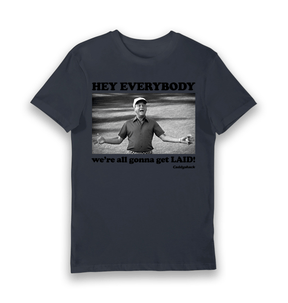 Navy Printed T-shirt Front