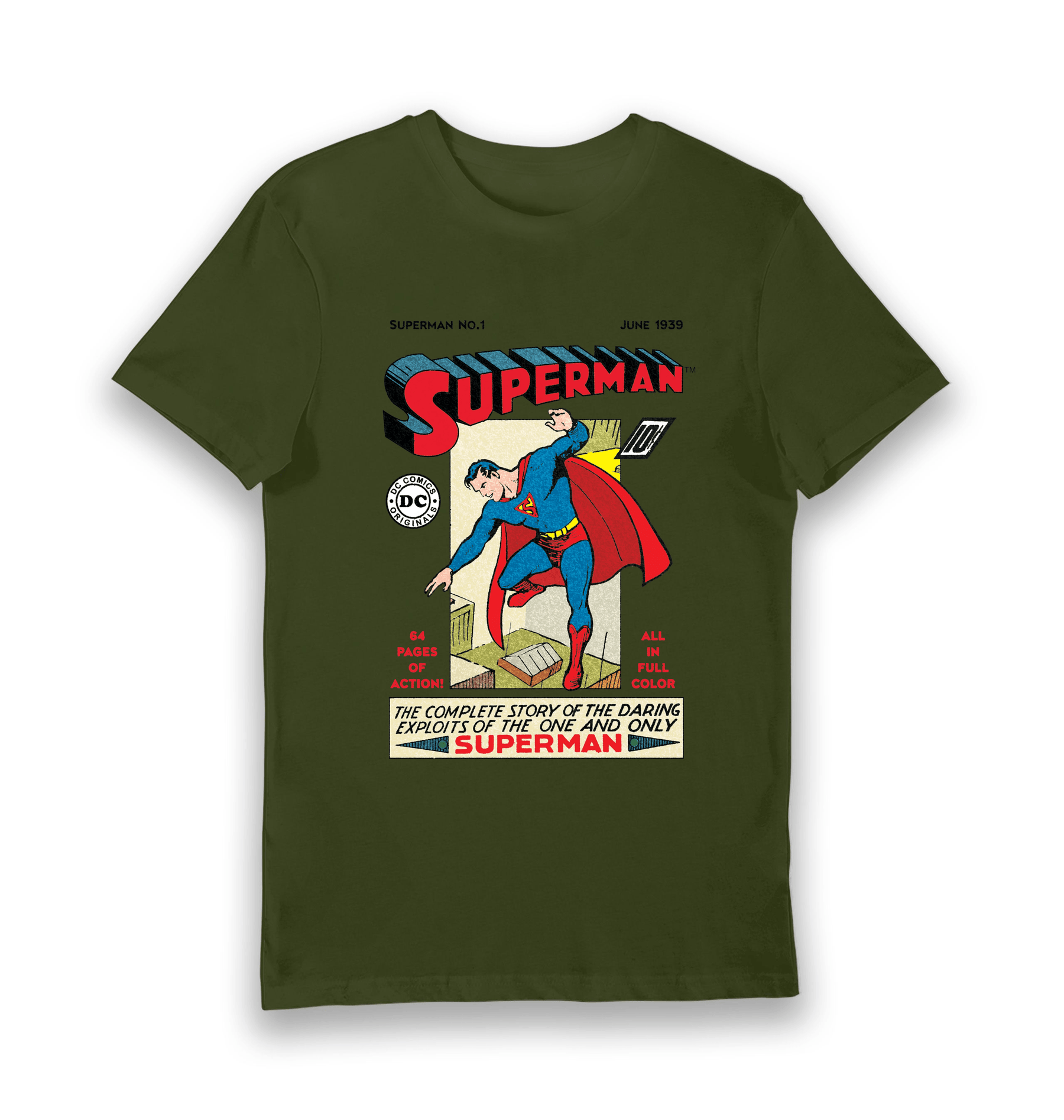 Forest Green Printed T-shirt Front