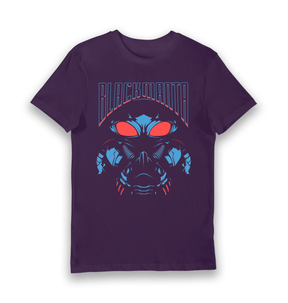 Purple Printed T-shirt Front