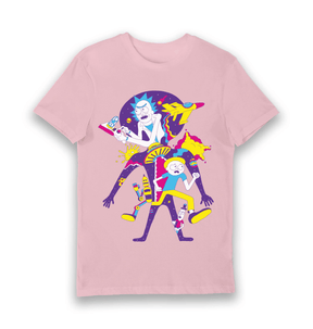 Pink Printed T-shirt Front