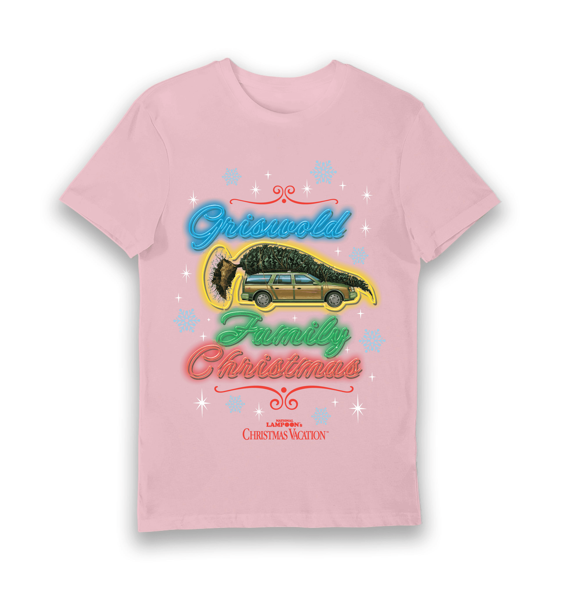 Pink Printed T-shirt Front