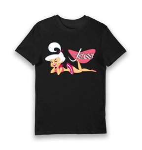 Black Printed T-shirt Front