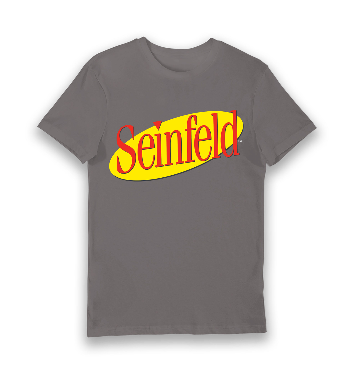 Charcoal Printed T-shirt Front