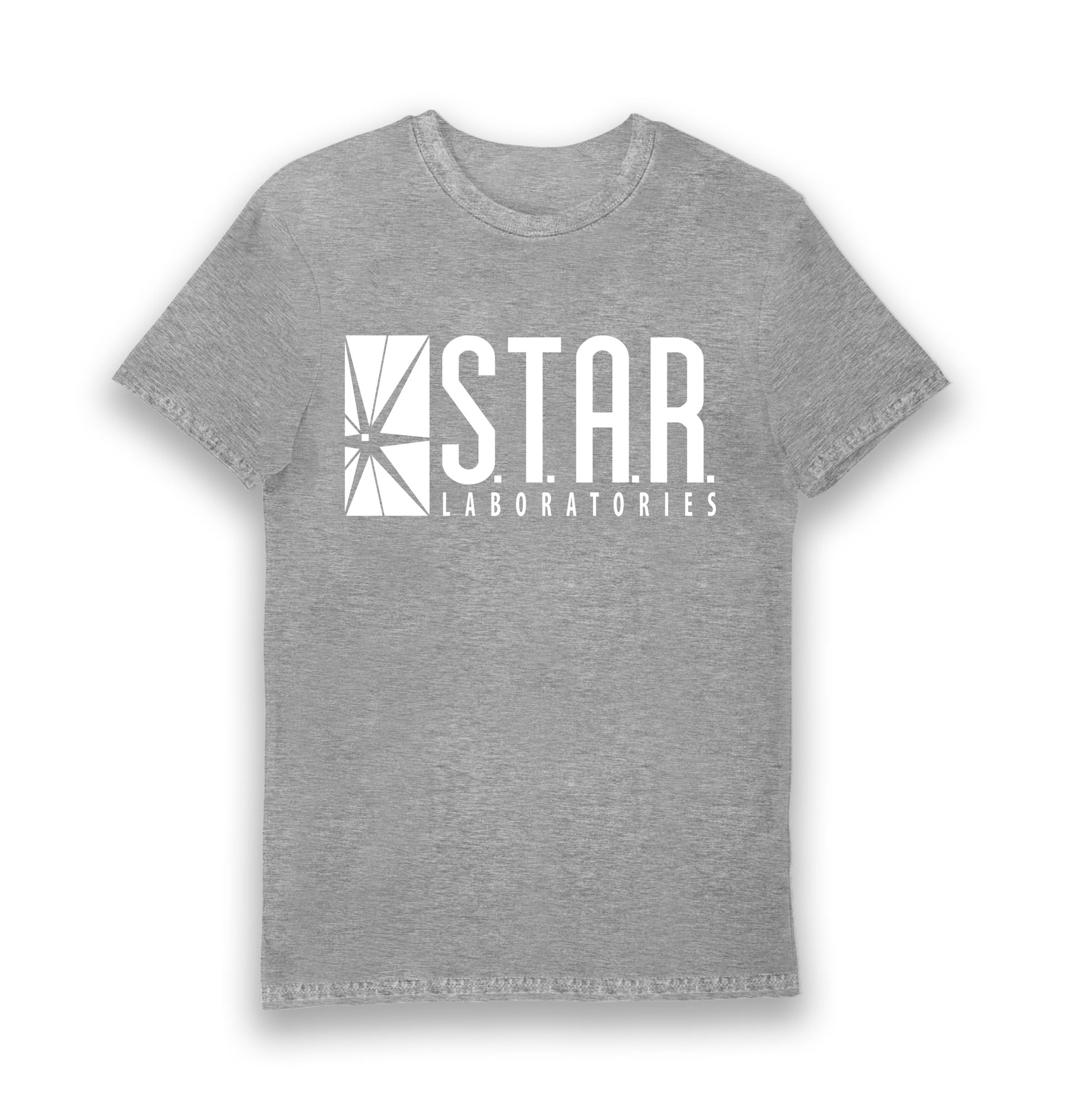 Sports Grey Printed T-shirt Front