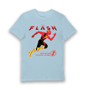Light Blue Printed T-shirt Front