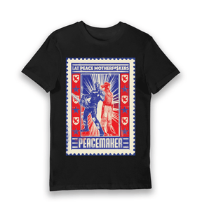 Black Printed T-shirt Front