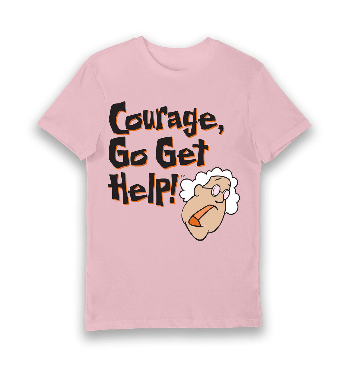 Pink Printed T-shirt Front