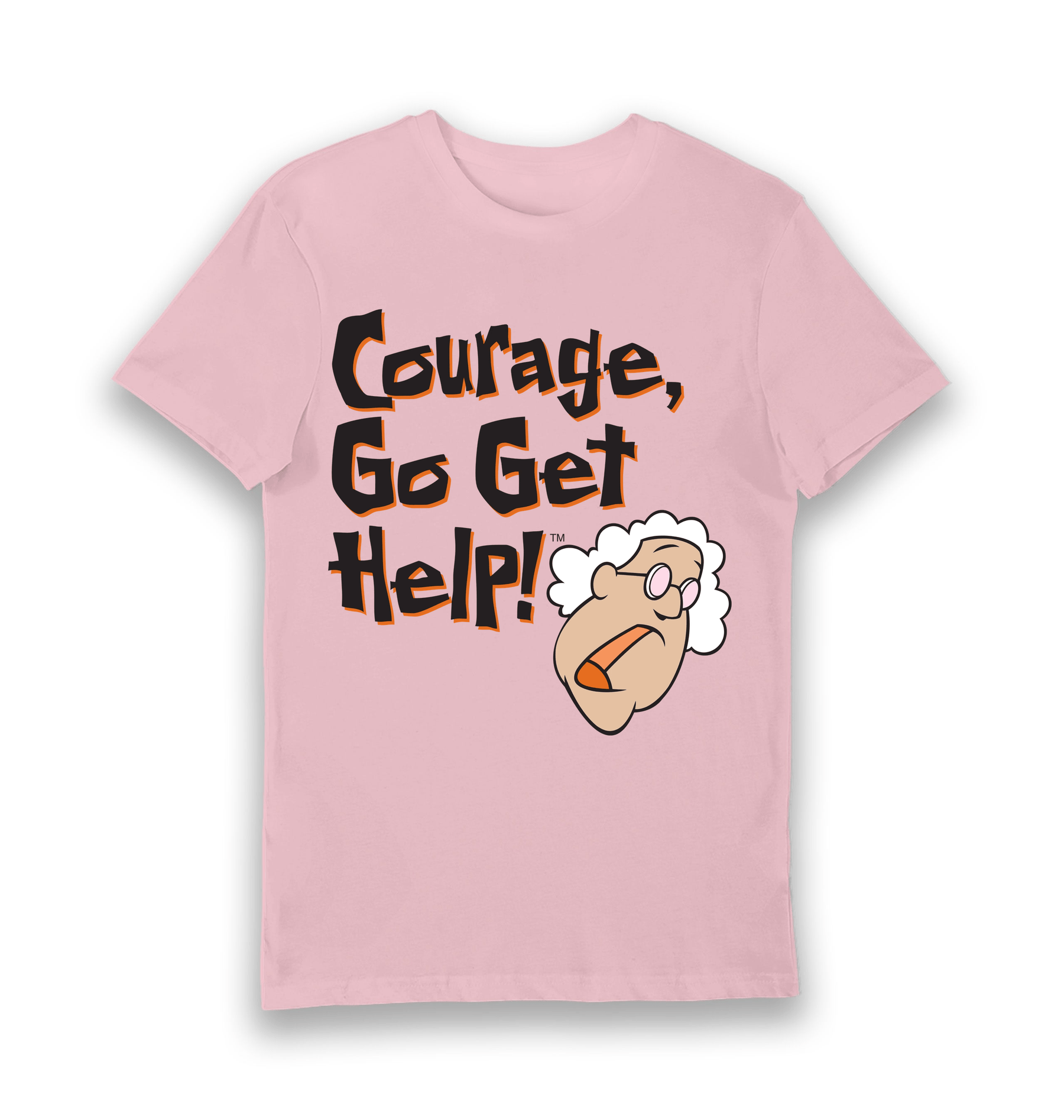 Pink Printed T-shirt Front