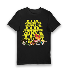 Black Printed T-shirt Front