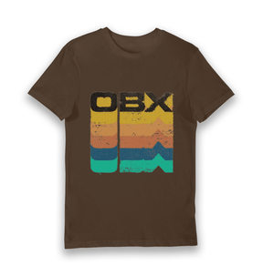 Brown Printed T-shirt Front