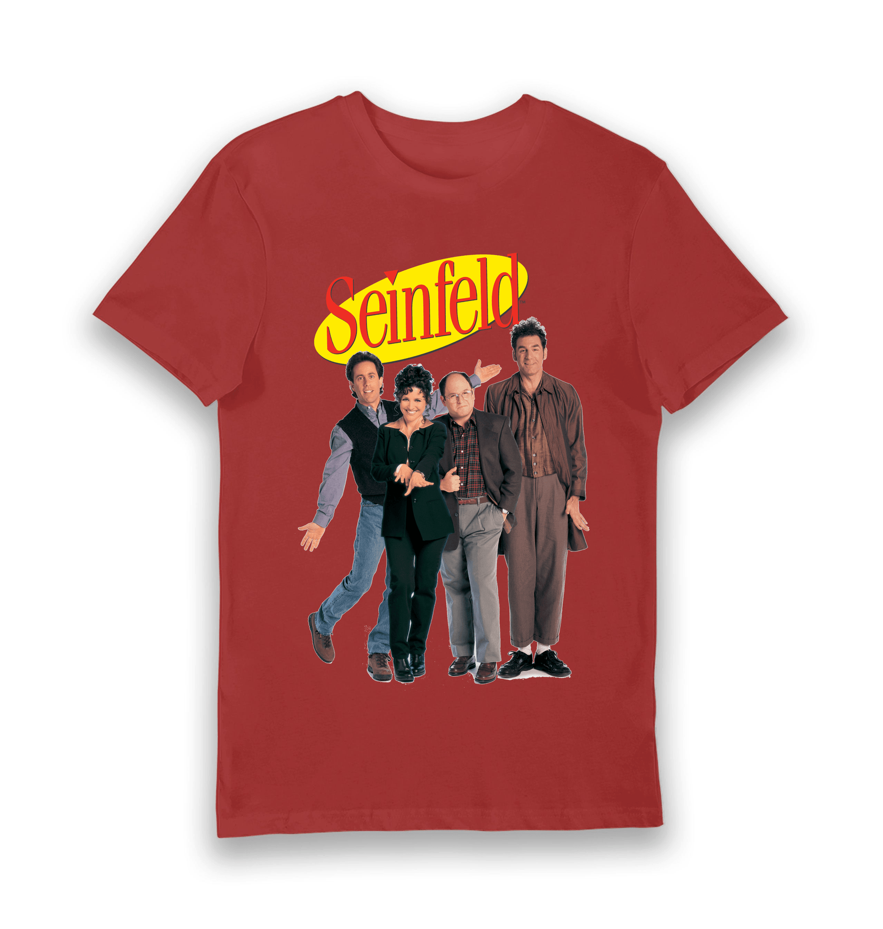 Red Printed T-shirt Front