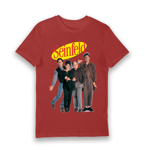 Red Printed T-shirt Front