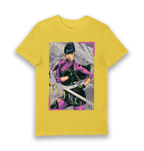 Yellow Printed T-shirt Front